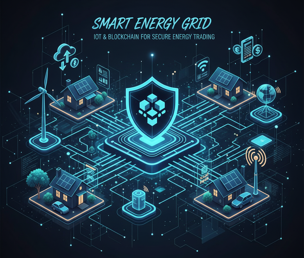 Smart Energy Grid using IoT & Blockchain for Secure Energy Trading